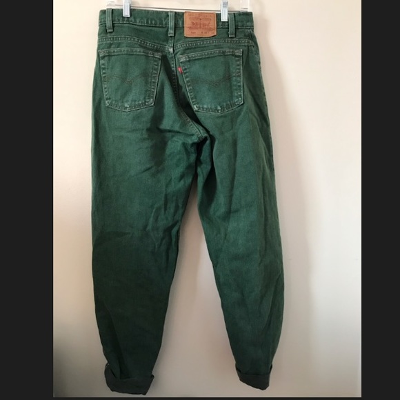 dark green levi jeans